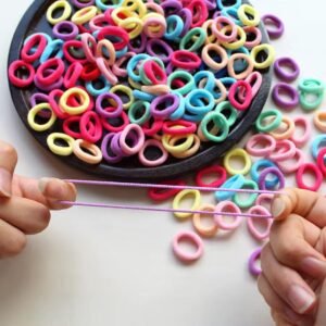 Élastiques à Cheveux Multicolores